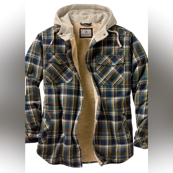 Legendary Whitetails Camp Night Hooded Flannel Shirt Jacket - Picture 3 of 9
